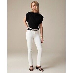 J.Crew Petites 9" vintage slim-straight jean in white wash NWT Size 24P